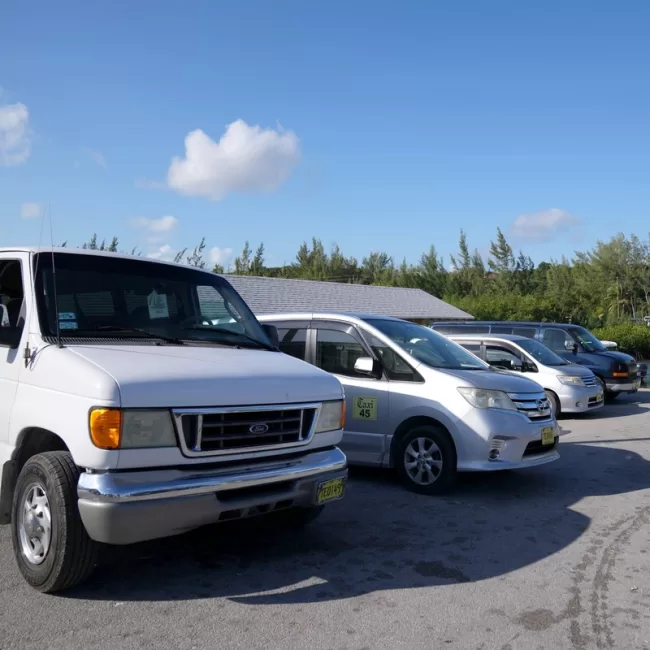 DSC00752 TAXIS IN NORTH ELEUTHERA